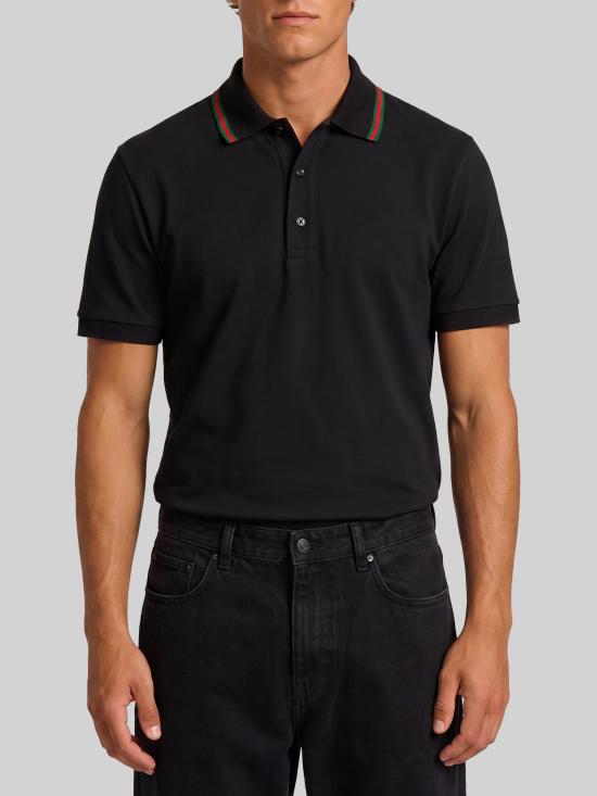 26FW 구찌 폴로 티셔츠 872468 BLACK