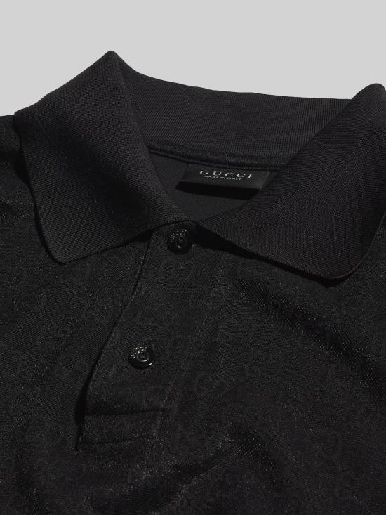 26FW 구찌 폴로 티셔츠 A002V0 BLACK - GUCCI