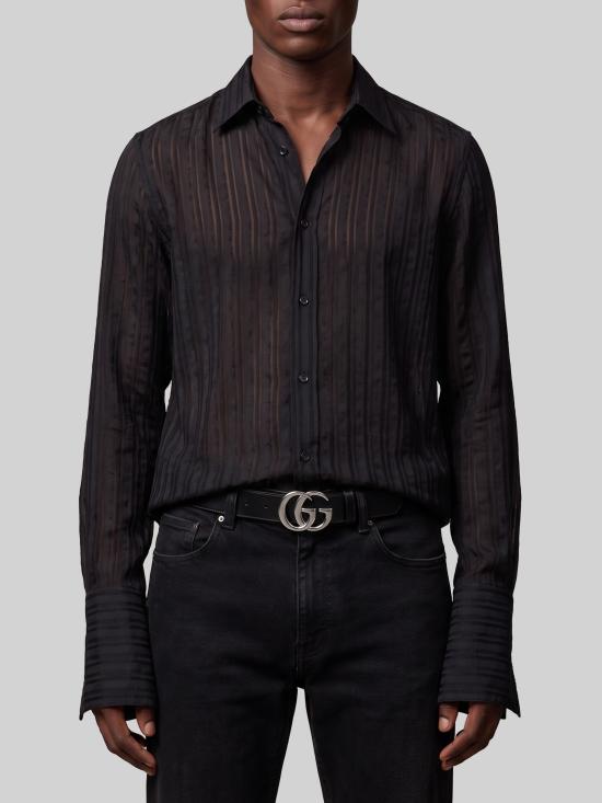 26FW 구찌 긴팔 셔츠 865801 BLACK