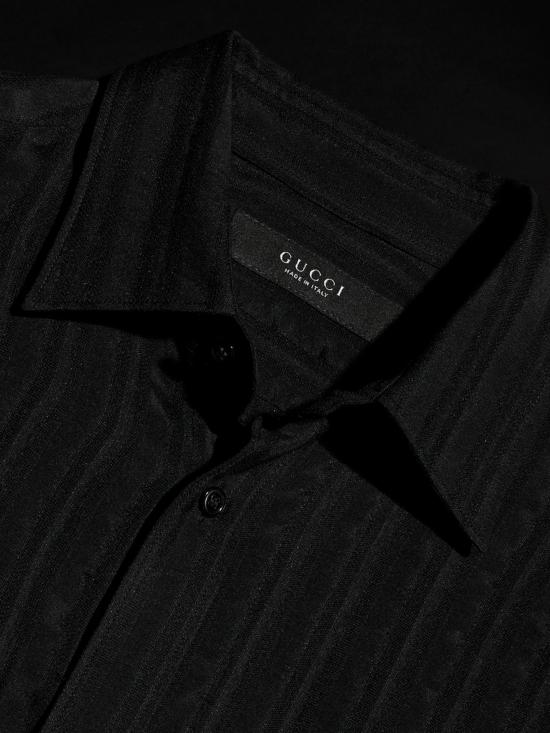 26FW 구찌 긴팔 셔츠 865801 BLACK - GUCCI