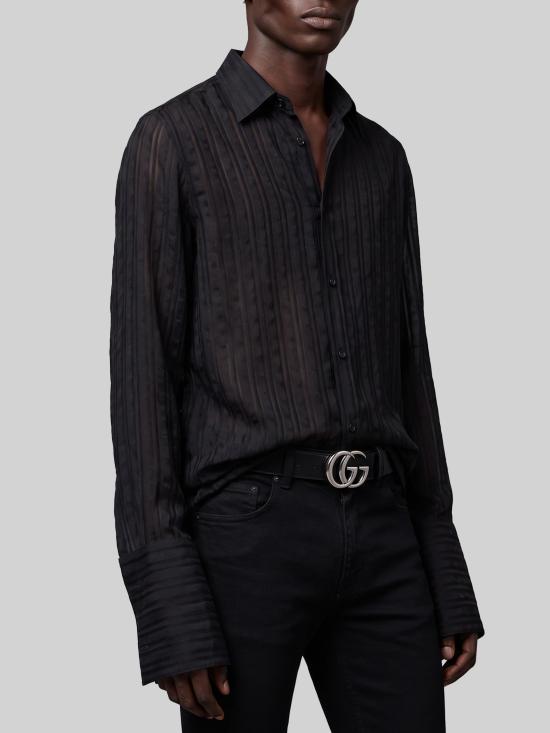 26FW 구찌 긴팔 셔츠 865801 BLACK - GUCCI