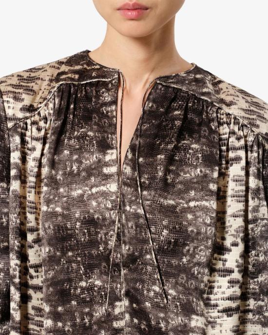 26FW 이자벨마랑 블라우스 HT0990FA D4J12I90BE BEIGE - ISABEL MARANT