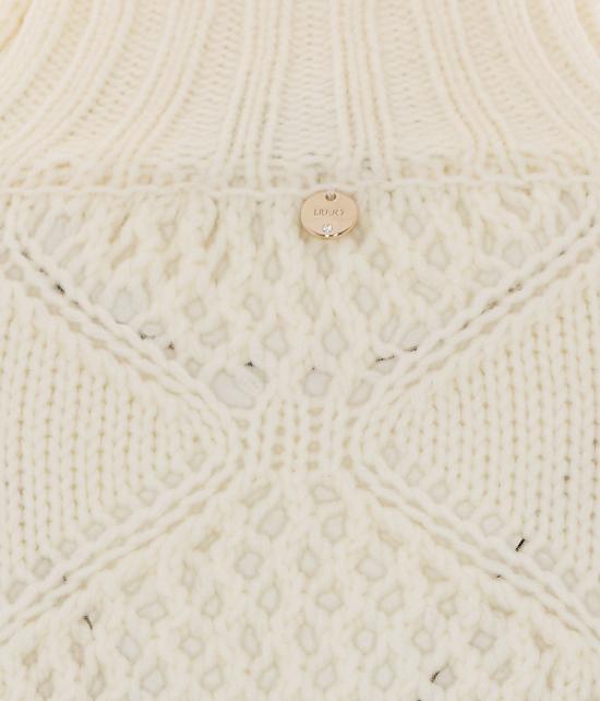 26FW 리우조 스웨터 WF6287MA37R 10701 WHITE - LIU JO