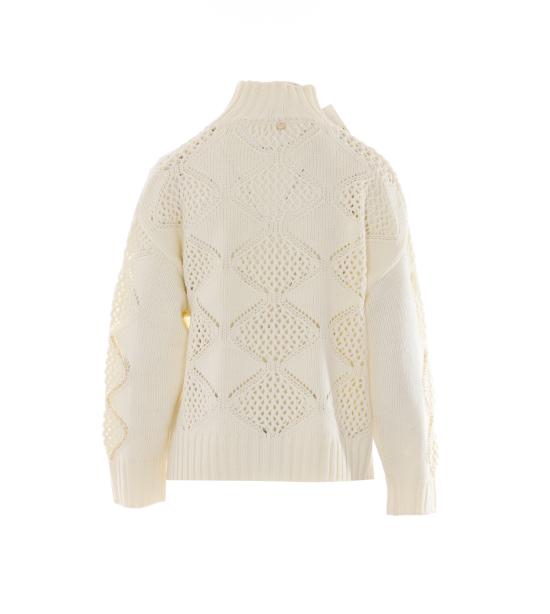 26FW 리우조 스웨터 WF6287MA37R 10701 WHITE - LIU JO