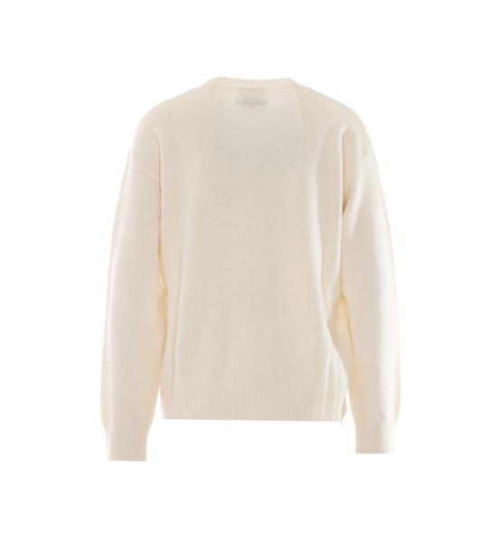 26FW 리우조 스웨터 WF6455MS009 L9450 WHITE - LIU JO