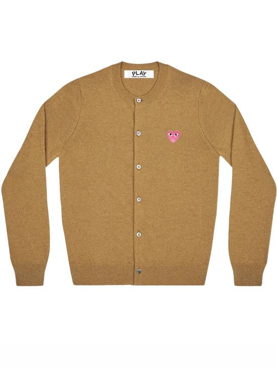 26FW 꼼데가르송 스웨터 AX N098 051 3 TOP LIGHT CAMEL