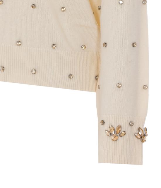26FW 핑코 스웨터 107878 A3P5Z06 WHITE - PINKO