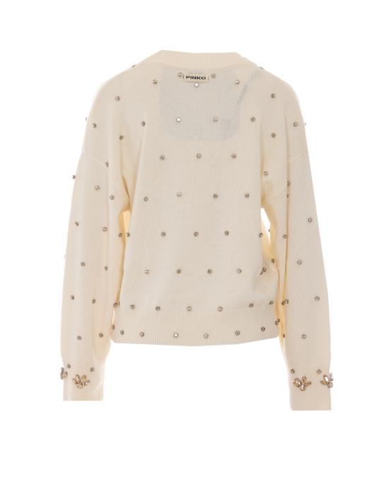 26FW 핑코 스웨터 107878 A3P5Z06 WHITE - PINKO