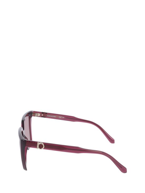 26FW 살바토레 페라가모 선글라스 SF2058SE 612 TRANSPARENT BURGUNDY - SALVATORE FERRAGAMO