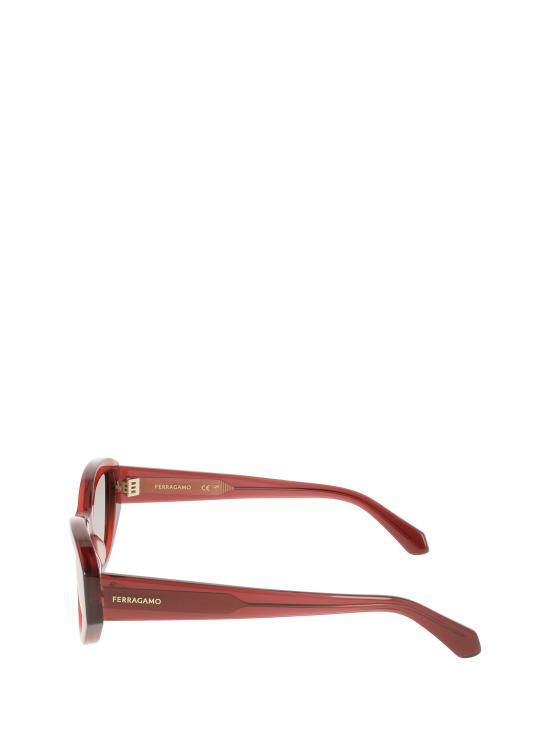 26FW 살바토레 페라가모 선글라스 SF2104S 614 TRANSPARENT RED WI - SALVATORE FERRAGAMO