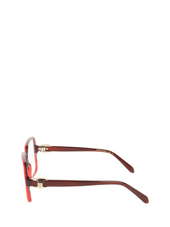 26FW 살바토레 페라가모 안경 SF3058 615 TRANSPARENT DARK RED GRADIENT - SALVATORE FERRAGAMO