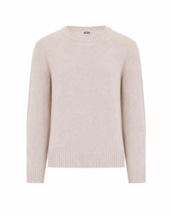 26FW 알파스튜디오 스웨터 7280C 1360 WHITE