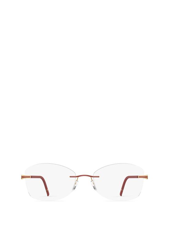 26FW 실루엣 안경 5529 HD 3020 GOLD SIENA RED