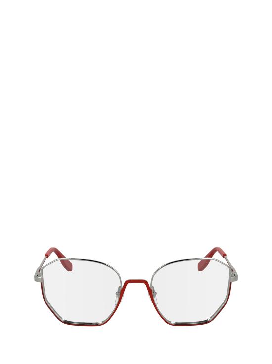 26FW 칼라거펠트 안경 KL356 638 RED SILVER