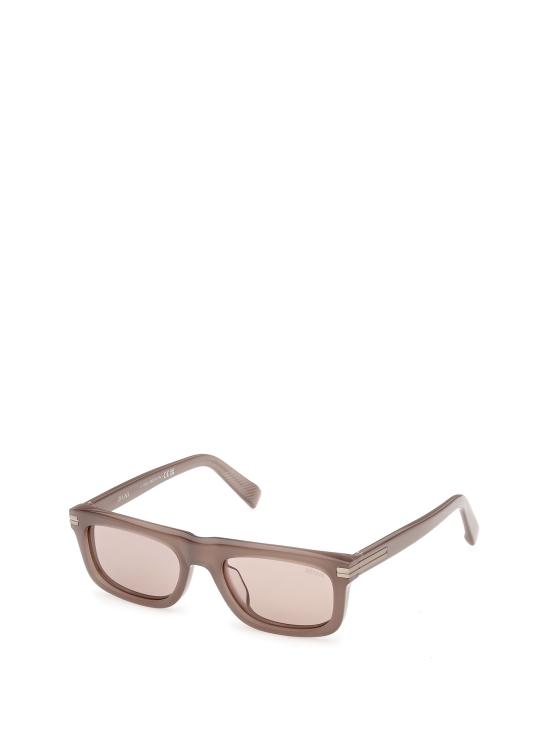 26FW 에르메네질도제냐 선글라스 EZ0301 45E SHINY LIGHT BROWN - ERMENEGILDO ZEGNA