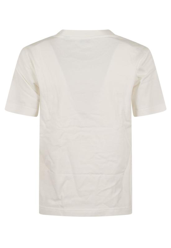 26FW 버버리 나이트 스탬프 코튼 티셔츠 8123347 White - BURBERRY