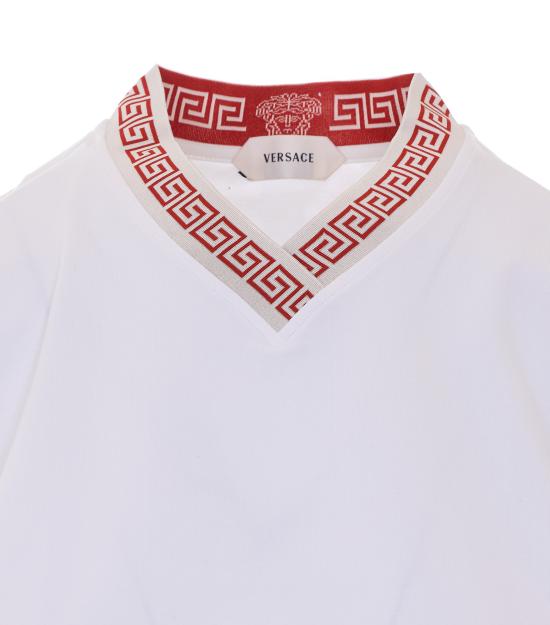 26FW 베르사체 반팔 티셔츠 1025427 1A187121W000 WHITE - VERSACE