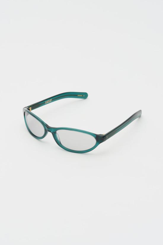 26FW 플랫리스트 선글라스 OLYMPIA CRYSTAL TEAL LIGHT GREY - FLATLIST