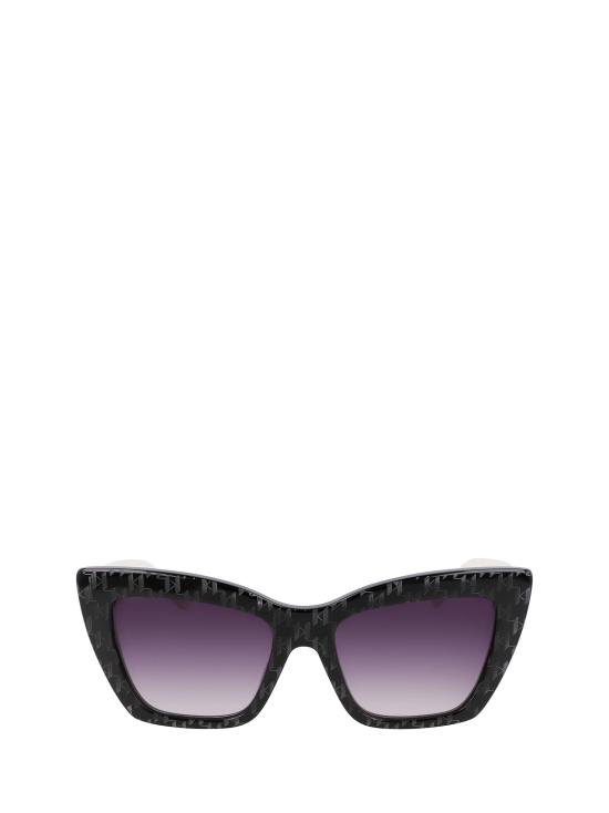 26FW 칼라거펠트 선글라스 KL6158S 006 BLACK WHITE