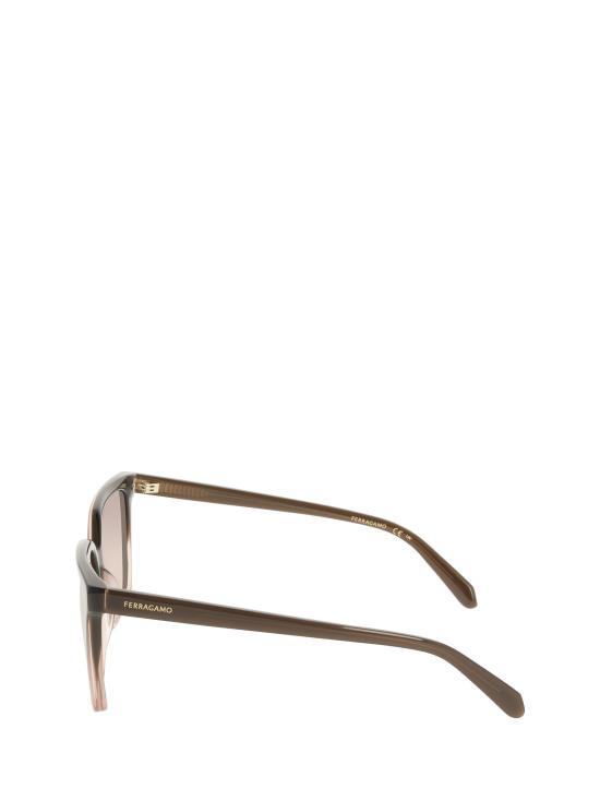 26FW 살바토레 페라가모 선글라스 SF2102S 234 TRANSPARENT BROWN GRADIENT - SALVATORE FERRAGAMO