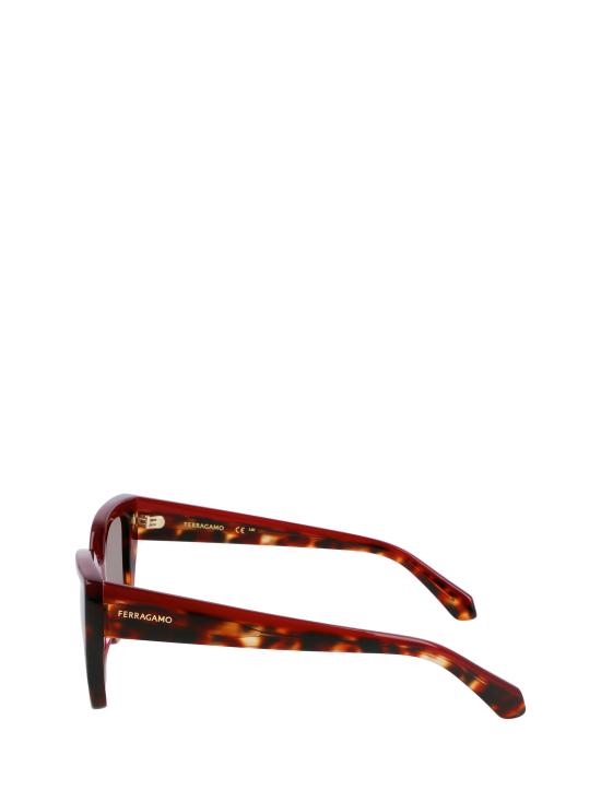 26FW 살바토레 페라가모 선글라스 SF2035S 654 OPALINE BURGUNDY RED TORTOISE - SALVATORE FERRAGAMO