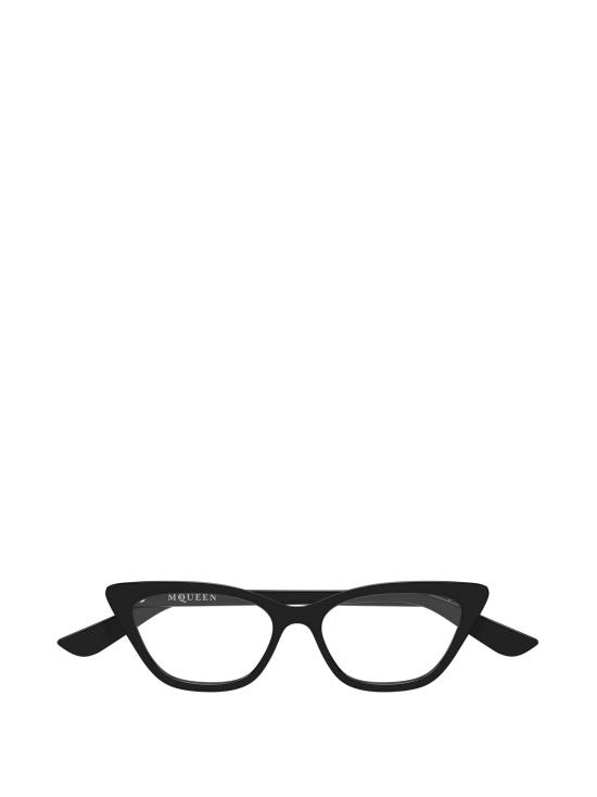 26FW 알렉산더 맥퀸 안경 AM0560O 001 BLACK