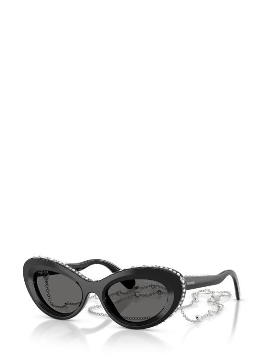 26FW 스와로브스키 선글라스 SK6061U 110687 BLACK - SWAROVSKI