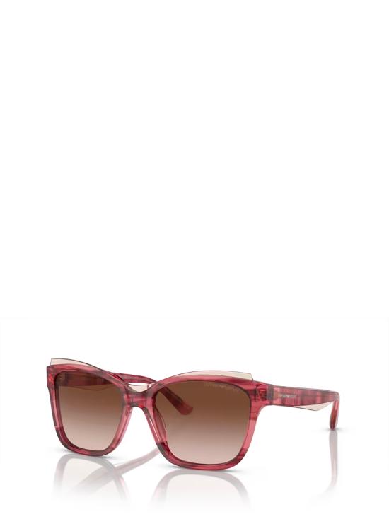 26FW 엠포리오 아르마니 선글라스 EA4209 605713 SHINY BORDEAUX TOP LIGHT BROWN - EMPORIO ARMANI