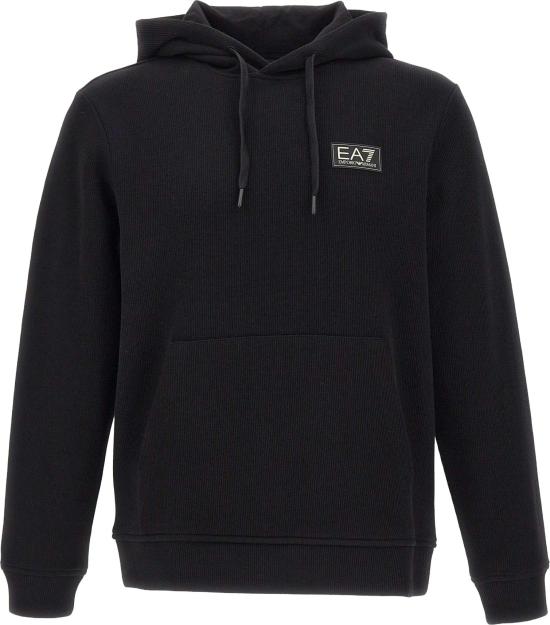 26FW 엠포리오 아르마니 후드 티셔츠 7M002234AF21822UC001 BLACK