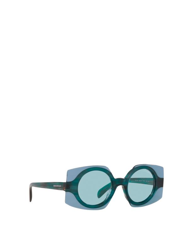 26FW 엠포리오 아르마니 선글라스 EA4207 603180 BLUE TOP TRANSPARENT - EMPORIO ARMANI
