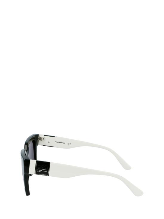 26FW 칼라거펠트 선글라스 KL6057S 004 BLACK WHITE - KARL LAGERFELD