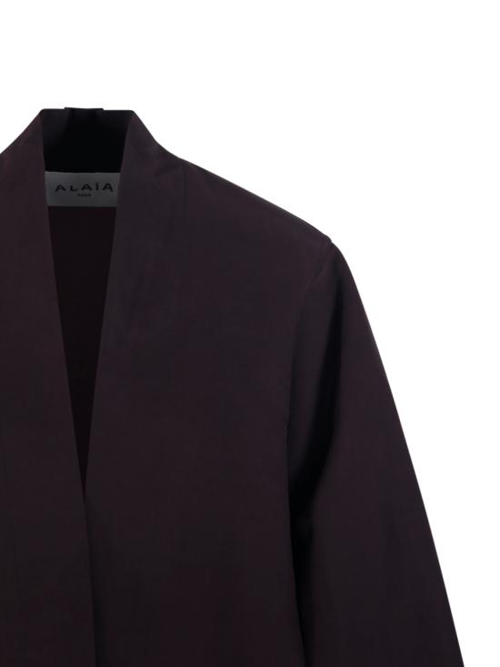 26SS 알라이아 수트 자켓 AA9V1285W144C 413 AUBERGINE - ALAIA