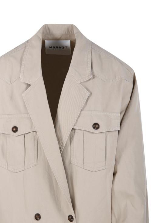 26SS 이자벨마랑에뚜왈 데님 자켓 E0625FA D1G04E 90BE BEIGE - ISABEL MARANT ETOILE