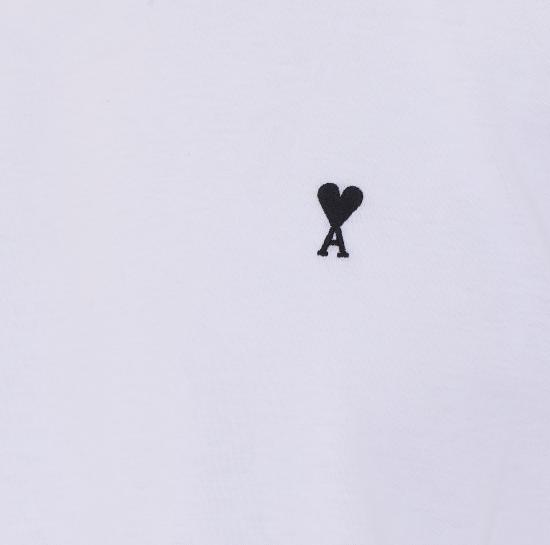 26FW 아미 알렉산드르 마티우시 반팔 티셔츠 HTS346 724100 WHITE - AMI ALEXANDRE MATIUSSI
