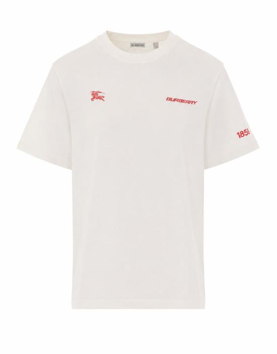 26FW 버버리 반팔 티셔츠 8132692 B7078 WHITE