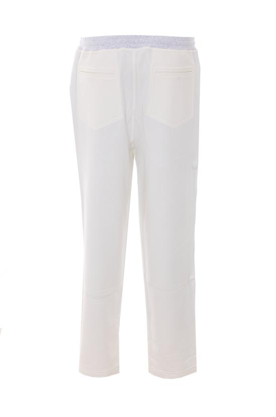26FW 브루넬로 쿠치넬리 스트레이트 팬츠 MM8263388G CA819 WHITE - BRUNELLO CUCINELLI
