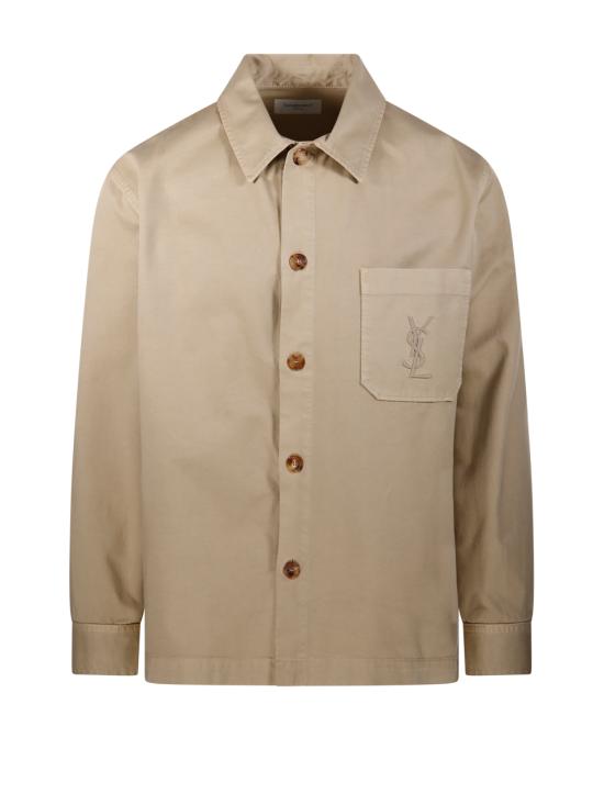 26SS 생로랑 코튼 카산드라 오버셔츠 861004 Y04VD 8441 ROYAL BEIGE