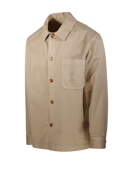 26SS 생로랑 코튼 카산드라 오버셔츠 861004 Y04VD 8441 ROYAL BEIGE - SAINT LAURENT