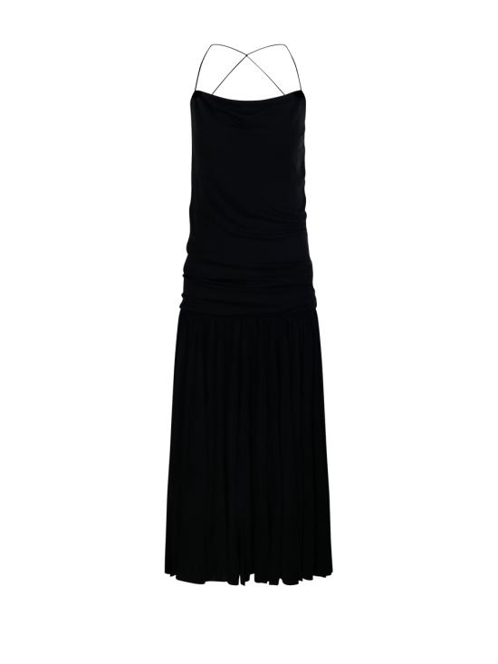 26SS 자크뮈스 미디 원피스 DRW00792AJ00253 990 BLACK