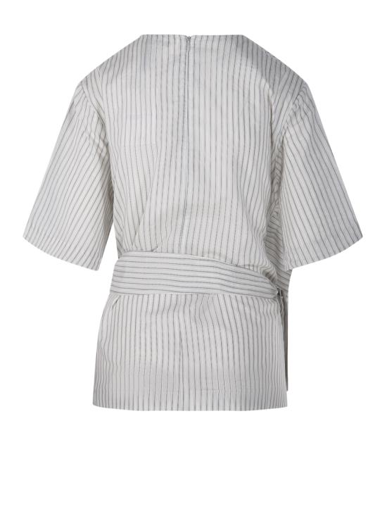 26SS 로에 탑 41920191 132 FINE STRIPE - ROHE