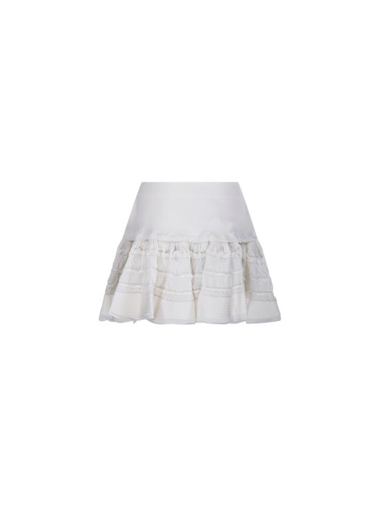 26SS 알라이아 숏 스커트 AA9J2480K164C 000 BLANC - ALAIA