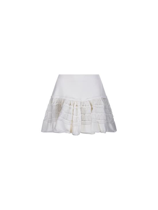 26SS 알라이아 숏 스커트 AA9J2480K164C 000 BLANC