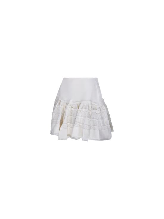 26SS 알라이아 숏 스커트 AA9J2480K164C 000 BLANC - ALAIA