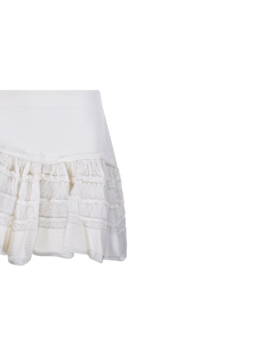 26SS 알라이아 숏 스커트 AA9J2480K164C 000 BLANC - ALAIA