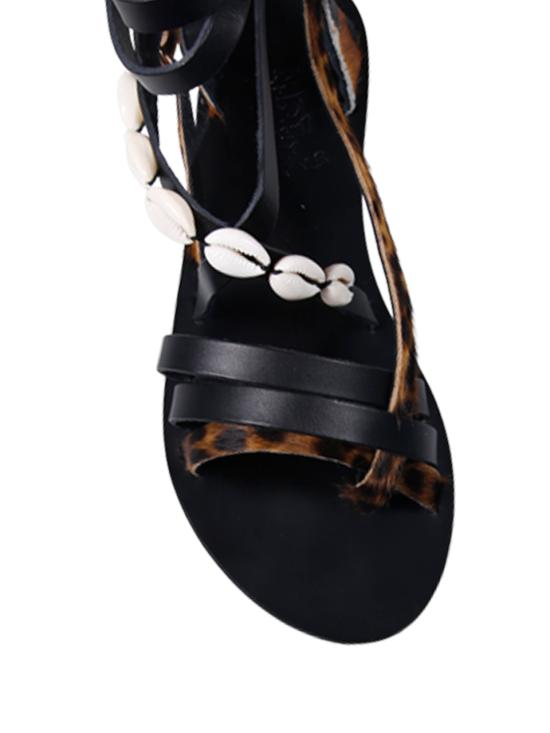 26SS 에이션트 그릭 샌들 SATIRA COW BLACK - ANCIENT GREEK