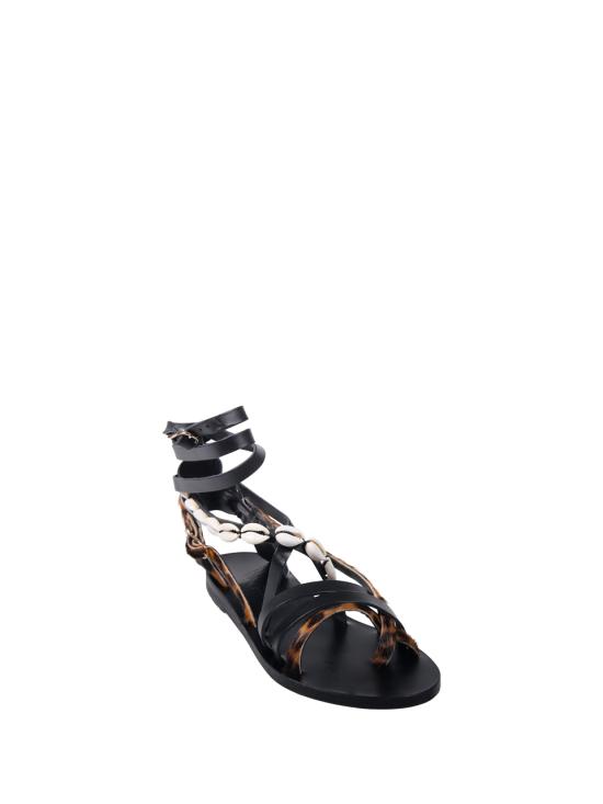 26SS 에이션트 그릭 샌들 SATIRA COW BLACK - ANCIENT GREEK