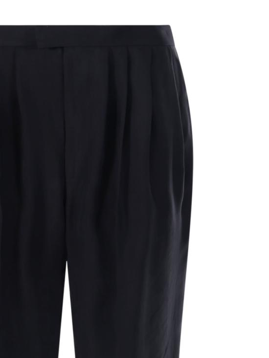 26SS 생로랑 스트레이트 팬츠 856580 Y6J78 1000 NOIR - SAINT LAURENT