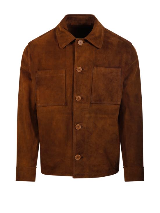 26SS 살바토레 산토로 가죽 자켓 50523 U CAMEL