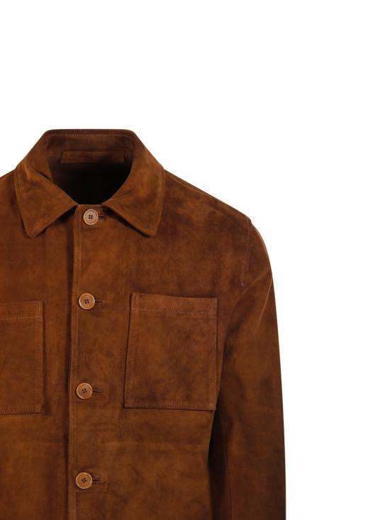26SS 살바토레 산토로 가죽 자켓 50523 U CAMEL - SALVATORE SANTORO