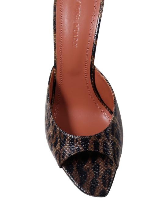 26SS 아미나 무아디 샌들 ALEXA SLIPPER 95 SNAKE LEOPARD - AMINA MUADDI